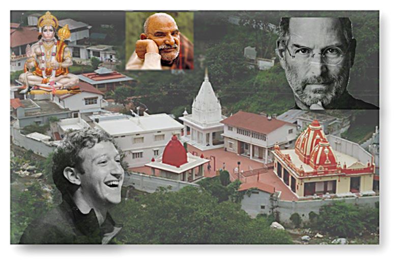 Steve jobs and zuckerberg temple and guru neem karoli baba
